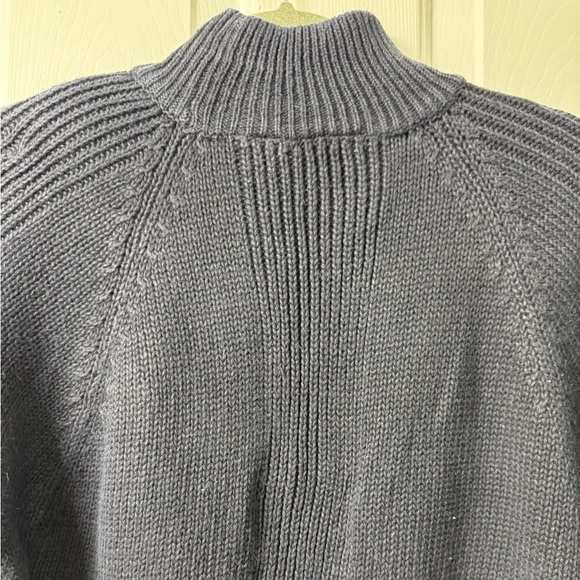 Fashion Simple Mock Turtle Neck Sweater, M, Black, Pullover, Raglan Sleeves NWOT - Picture 8 of 14